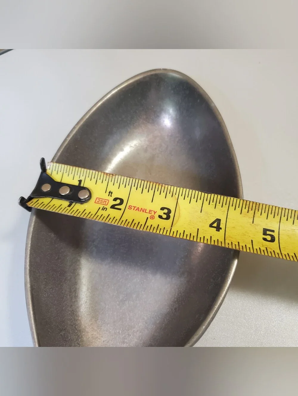 Vintage Lunares San Francisco Cast Aluminum Oval Fish Dish Platter Nima Oberoi